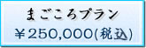 まごごろプラン【\250,000(税込)】